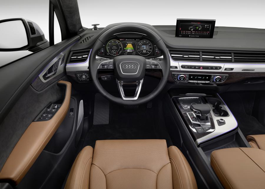Торпедо Audi Q7 e-tron TDI Quattro (4M) 2016 года  (WW) (фото 11 из 33)